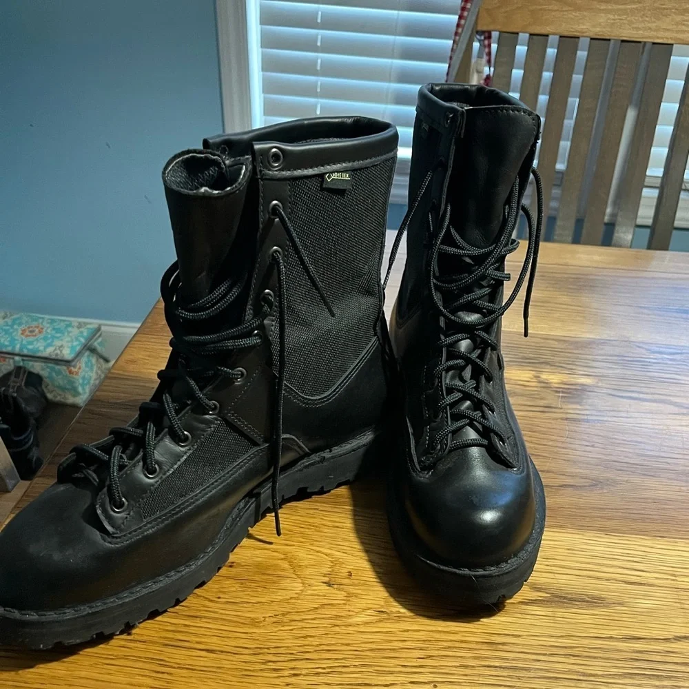 Danner Acadia 8” Black Leather Men's Boots Tactical Boot Line Size 13 - Picture 4 of 10